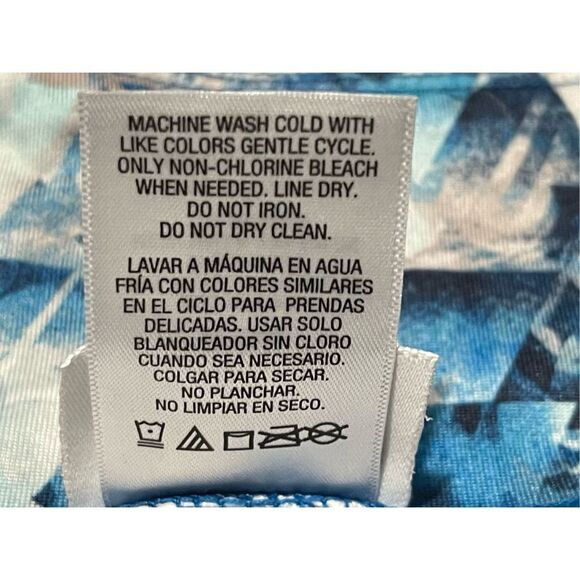 Everlast | WOMENS ACTIVEWEAR WORKOUT CAPRI BLUE MULTICOLOR PRINT L - Picture 5 of 5